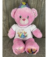 Build a Bear Disney Princess Pink Bear 16” Stuffed Plush Toy - £14.19 GBP