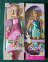 Lot Of 2 Barbie 2006 Totally Easter &amp; 2004 Totally Spring Primavera Nib - £51.11 GBP