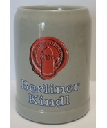 Berliner Kindl Stein Stoneware Beer Mug West Germany 0.5 L - $162.67 MXN