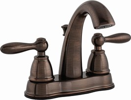 PROFLO Bothwell Two Handle Centerset Bathroom Sink Faucet in Oil Rubbed Bronze - £74.93 GBP