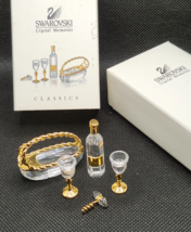 Swarovski Crystal Memories - 5 Piece wine Set #235676 Figure - £43.52 GBP