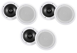 (6) Rockville HC85 8&quot; Inch 700 Watt In-Ceiling Home Theater Speakers 8 Ohm - £165.24 GBP