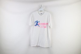 Vintage 80s Mens XL University of Michigan Track Len Paddock Invite T-Shirt USA - £31.15 GBP