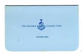 The Moraine Country Club Golf Score Card 1970&#39;s Dayton Ohio  - £13.90 GBP