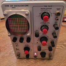 Vintage Tektronix Type 317 Oscilloscope Lights Up! UNTESTED - £221.18 GBP