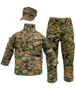 Kids&#39; Marine Corps Woodland Camouflage 3 Pc Uniform - £57.84 GBP