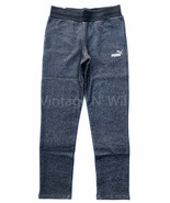 Puma Women XS 28 Waist Regular Fit Dark Heather Gray Knitted Fleece Swea... - $18.99