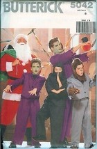 Butterick 5042 Santa Ninja Werewolf Zombie Boys OR Mens Costume Pattern UNCUT FF - £2.59 GBP