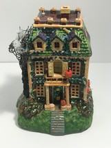 Halloween Department 56 Haunted House Colorful Lights Change Fiber Optic READ - $29.69