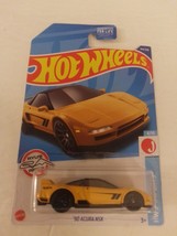 Hot Wheels 2022 #144 Yellow 90 Acura NSX HW J-Imports Series 06/10 MOC - $11.99