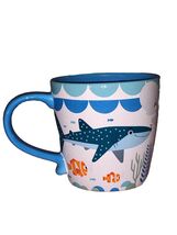 Vintage Disney Store Pixar Finding Nemo Whale Shark Ceramic Coffee Mug C... - $11.68
