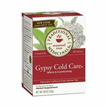 Traditional Medicinals Gypsy Cold Care Herbal Tea Caffeine Free 16 Count - £8.41 GBP
