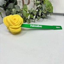 Vintage Promo Palmolive Rose Flower  Home Dish Wand Sponge Petals Brush - $14.03