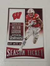 Melvin Gordon San Diego Chargers Wisconsin Badgers 2016 Panini Contenders Card - £0.76 GBP