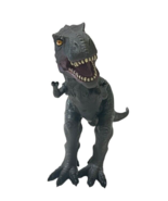 Tyrannosaurus Rex 2011 Soft Rubber 12&quot;x20&quot; T-Rex Dinosaur Gray Toy 2112-A - £14.29 GBP