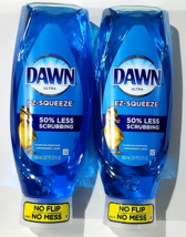 2 Pack Dawn Ultra Ez Squeeze Less Scrubbing Dishwashing Liquid 22oz. - £21.92 GBP