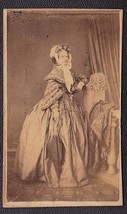 Mrs. Payse, Pape or Pope - High Fashion Civil War Era Carte de Visite CDV Photo - £13.77 GBP