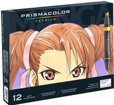Prismacolor Premier Manga 12 Art Markers Set - £27.48 GBP