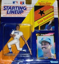 1992 MLB Starting Lineup - Juan Gonzalez - Texas Rangers - £1.74 GBP