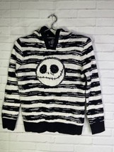 Disney Nightmare Before Christmas Jack Skellington Hooded Knit Sweater B... - £24.54 GBP