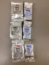 OEM Factory Sealed Foil Lot-of-3 Series 5 Dell Color &amp;Black Ink Cart M46... - $33.81