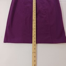 New York & Company Women's Purple Belt Stretch Skirt Size 4 image 12