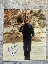 Original 8 X 10 Photograph Autographed By Charles Bronson Authentic - $198.00