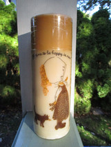 Holly Hobbie Pillar Candle 1972 New Vintage 9x3 Guild House American Greetings - £22.53 GBP