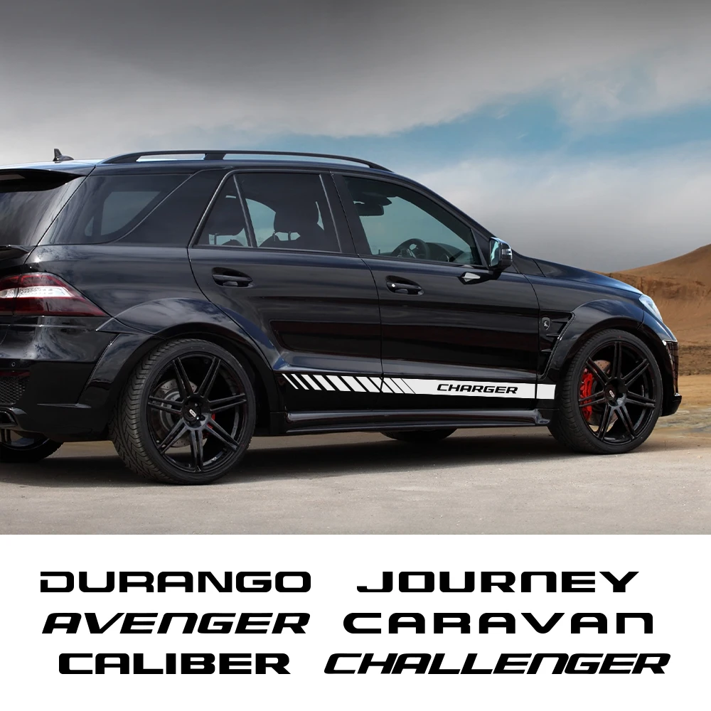 Car Door Side Stickers For Dodge Charger Caliber Challenger Journey Durango - £11.71 GBP+