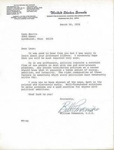 Senator William Proxmire Signed 1976 Typed Letter Wisconsin - £46.92 GBP