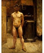 Archive Cinema 'Classical Figure Study' Oil Painting Print, 24" x 31" In... - $15.63