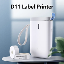 Label Mini Printer Thermal Bluetooth Portable Wireless Maker Pocket - £23.50 GBP