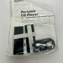 Vintage Sony Portable CD Player Manual &amp; Strap D-EJ626CK New in Package - $18.73