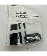 Vintage Sony Portable CD Player Manual &amp; Strap D-EJ626CK New in Package - $18.73