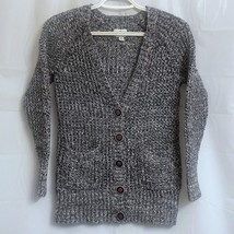 American Eagle Outfitters Cardigan Sweater Women&#39;s Small S Black White - £7.08 GBP