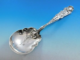 Raphael by Alvin Sterling Silver Berry Serving Spoon Monogram "D" in Bowl 9" - £1,191.40 GBP