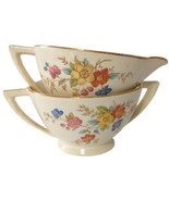 Edwin Knowles Sugar Creamer Porcelain Floral Spray Shabby Victorian Tea ... - £27.23 GBP