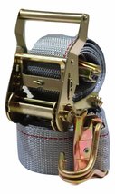 100 Pack 2 in x 16 ft Van Ratchet Strap Logistic w/Spring E &amp; Wire Hook - $1,255.00
