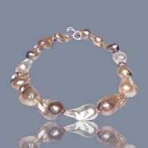 5A Giant Baroque 18 - 32mm Natural Multicolor Cultured Keshi Pearl 16&quot; Strand - £552.38 GBP