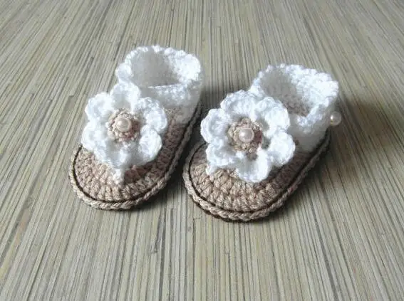 Free shipping,Crochet Baby flip flop sandals,baby Summer sandals,CROCHET Baby Sa - £96.62 GBP