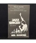 Neil Diamond The Jazz Singer Hello Again Sheet Music 12 Pages Vintage 1981 - $18.44 CAD