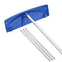 VEVOR Snow Roof Rake, 24 in PP Plastic Blade, 3.8-18.2 ft Adjustable Scr... - $51.90