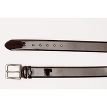 The Dodoma Burgundy Patent Leather Belt image 5