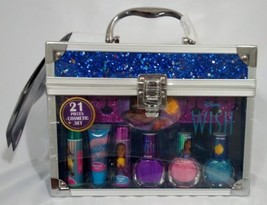 Disney Wish Makeup Set In Train Case 21 Piece Cosmetic Set Asha Ages 3+ - £19.00 GBP