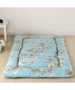 Flowers Blue Futon Tatami Mat Japanese Futon Mattress Idea Present for K... - $2,400.84 MXN