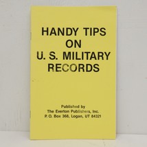 Handy Tips on U. S. Military Records by The Everton Publishers Inc Booklet - £6.38 GBP