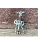 VTG 1993 Seagull Canada  Zinn Pewter GIRAFFE Wall Hook  - £14.76 GBP