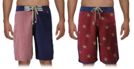 Men’s Sport Board Shorts Summer Beach Swim Trunks 4th of July America USA - £11.55 GBP