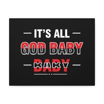  It&#39;s All God Baby Hebrews 13:8 Red Christian Wall Art Bible Ver - £56.45 GBP+