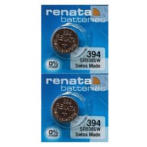 Renata Watch Battery Swiss Made Renata 394 or SR936SW Or AG9 1.5V (5 Batteries,  - £3.96 GBP+